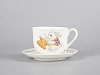 Чашка с блюдцем чайная 335 мл форма Ландыш рисунок Шубка арт. 81.30681.00.1
