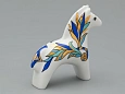 Скульптура форма Лошадь рисунок Синяя арт 82.04519.00.1