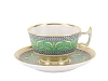 Чашка с блюдцем чайная 240 мл форма Александрия рисунок Золотой 52  арт. 81.19203.00.1