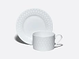 Чашка с блюдцем 300 мл, форма Идиллия, рисунок Жемчужная сетка, арт. 81.34971.00.1