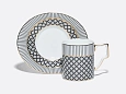 Чашка с блюдцем кофейная 150 мл, форма Элегия, рисунок Elegant, арт. 81.34914.00.1