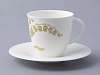 Чашка с блюдцем форма Оливия рисунок Нежный ландыш, арт. 81.31432.00.1